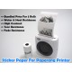 Premium Sticker Thermal Paper (3 Rolls) For Paperang / Comicam / Peripage / Receipt Printer