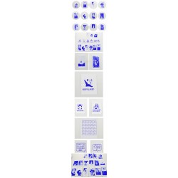 Blue Thermal Paper (3 Rolls) For Paperang / Comicam / Peripage / Receipt Printer Blue Thermal Paper (3 Rolls) For Paperang / Comicam / Peripage / Receipt Printer