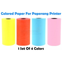 Colored Thermal Paper (4 Rolls) For Paperang / Comicam / Peripage / Receipt Printer Colored Thermal Paper (4 Rolls) For Paperang / Comicam / Peripage / Receipt Printer