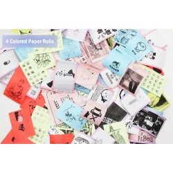 Colored Thermal Paper (4 Rolls) For Paperang / Comicam / Peripage / Receipt Printer Colored Thermal Paper (4 Rolls) For Paperang / Comicam / Peripage / Receipt Printer