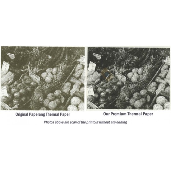 Premium Label Sticker Thermal Paper (3 Rolls) For Paperang / Comicam / Peripage / Receipt Printer