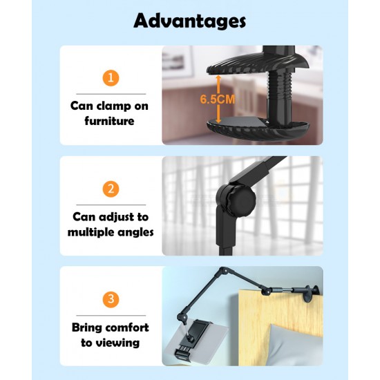 Phone & Tablet Holder Clamp Stand