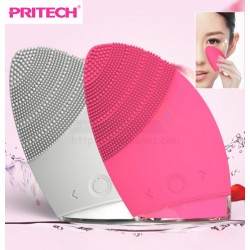Pritech Ultrasonic Silicon Facial Cleansing Brush, Face Massager Pritech Ultrasonic Silicon Facial Cleansing Brush, Face Massager