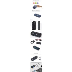 4 Ports USB 3.0 Hub