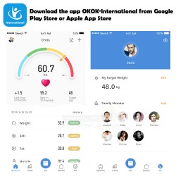 Mini Bluetooth Smart Body Weighing Scale Mini Bluetooth Smart Body Weighing Scale