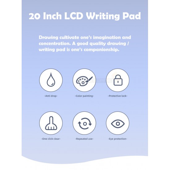 20 Inch LCD Writing Drawing Tablet