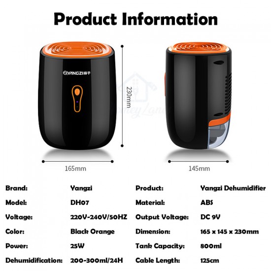 Yangzi Dehumidifier DH07