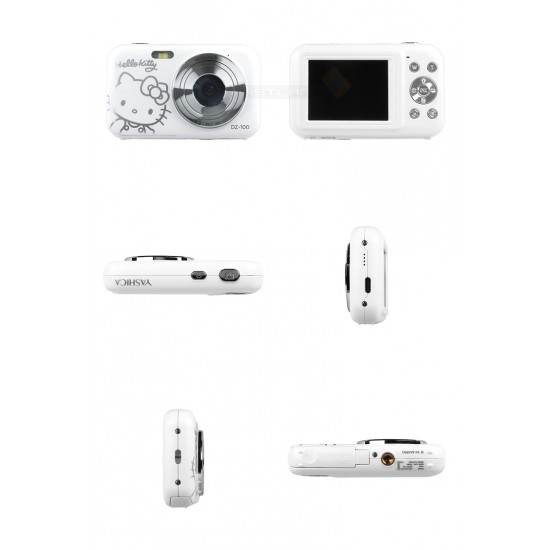 YASHICA Hello Kitty DZ-100 デジタルカメラ ホワイト YASHICA コンパクトデジタルカメラDZ-100 Hello Kitty Playground 白