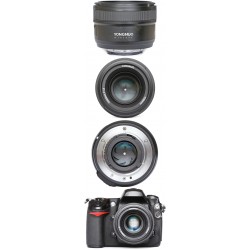 Yongnuo YN 50mm f/1.8 Lens For Nikon F Yongnuo YN 50mm f/1.8 Lens For Nikon F